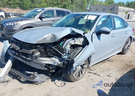 2022 Honda Civic Touring from USA, damaged, VIN 2HGFE1F91NH315448